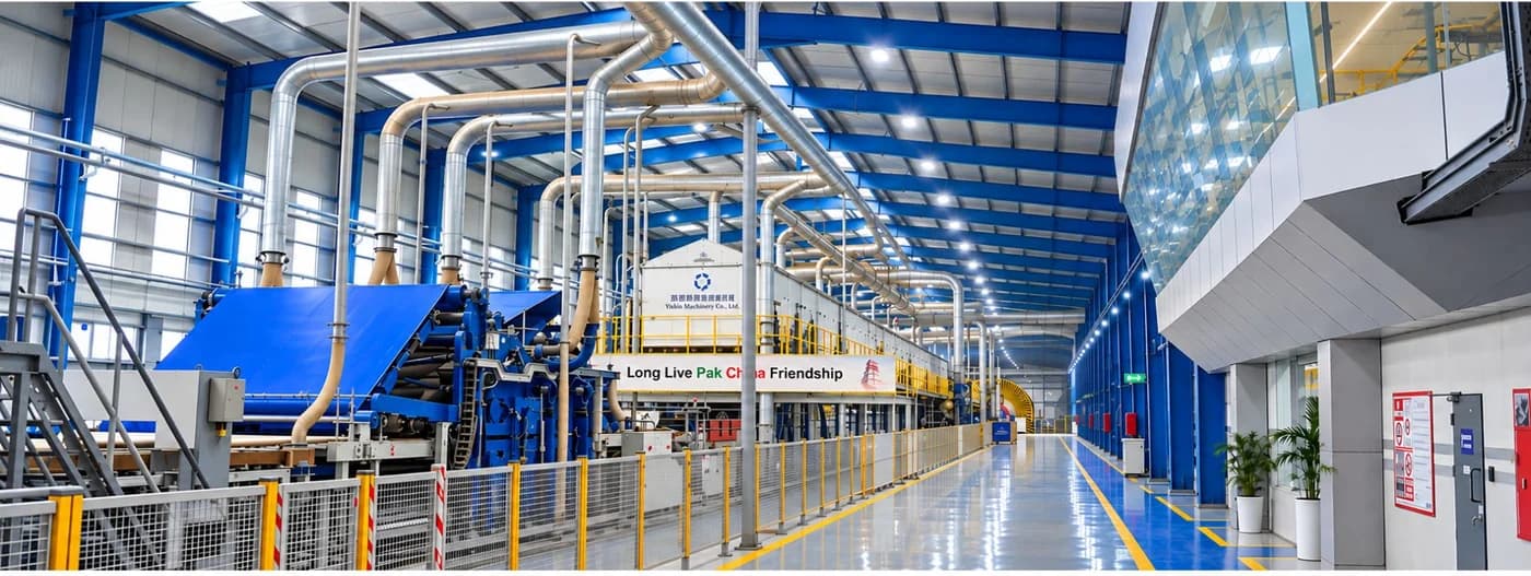 The length of a ZRK Group production hall, lined with panel press machinery