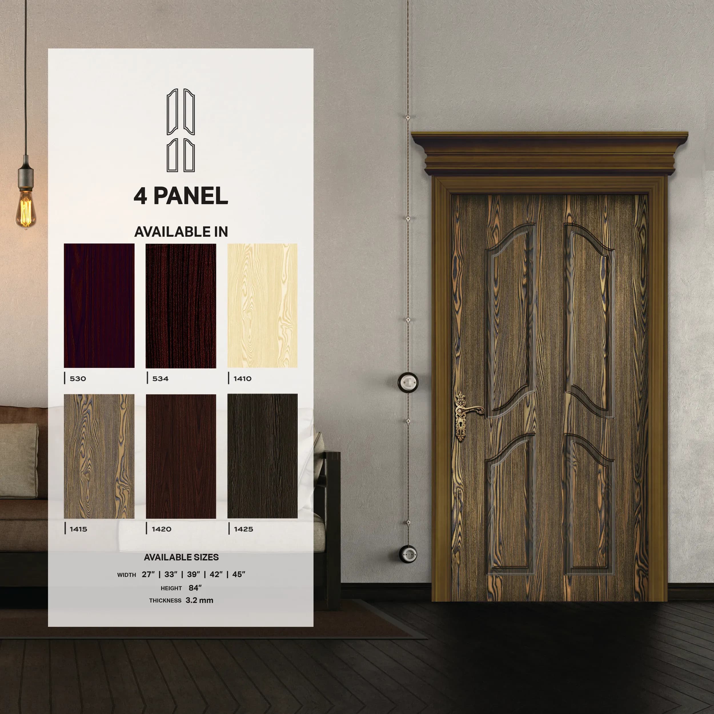 Antique Gold/Bronze/Deep Brown